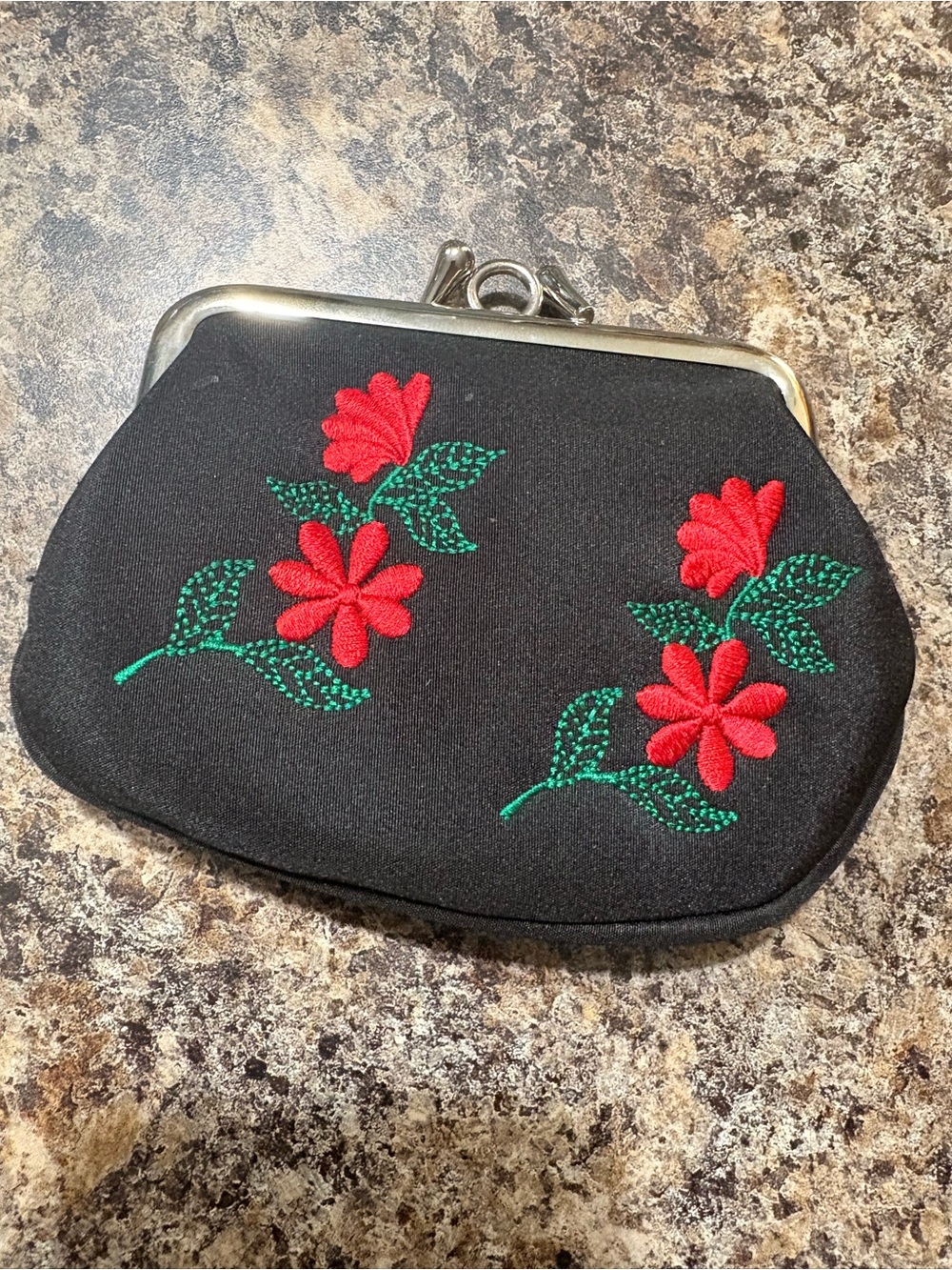 Embroidered Coin Purse